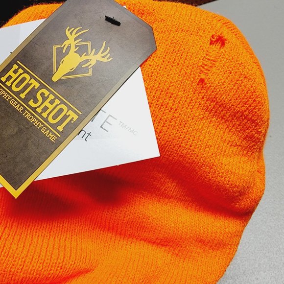 Hot Shot Thinsulate Blaze Orange Balaclavas Headwear - Hunting - NWT - Face Mask - Picture 6 of 7